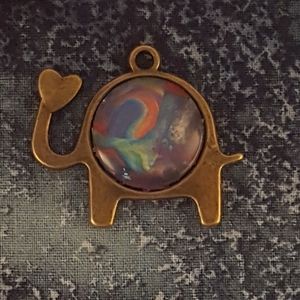 Handmade Love Elephant Pendant Necklace